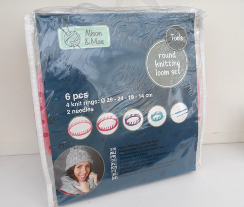 Circular round knitting - circular, loom