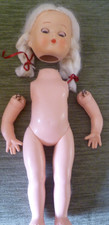 vintage doll  head body and arms
