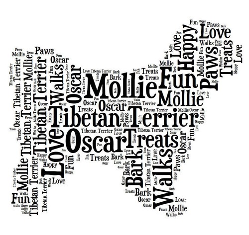 Personalised tibetan terrier - personalised,