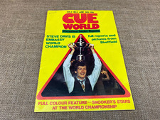 CUE WORLD SNOOKER JUNE 1983 EDITION MAGAZINE-STEVE DAVIS