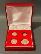 Queen Victoria Maundy Set 1890 Silver coins Boxed