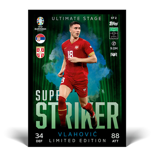 Match attax euro 2024 - euro, vlahovic