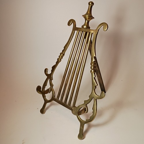 Tabletop brass lyre - brass,