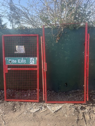 Temporary site fence gate - temporary,