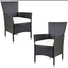Casaria Poly Rattan Chairs