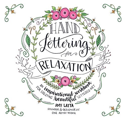 Hand lettering for relaxation - hand,