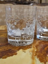 Rare vintage etched crystal - rare,