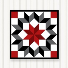 Barn Quilt Square, 8 Sizes, Outdoor & Indoor Wall Art, Home Decor, BQ103-02