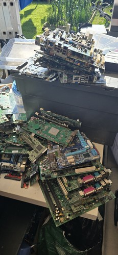 Motherboards joblot for gold - motherboards,