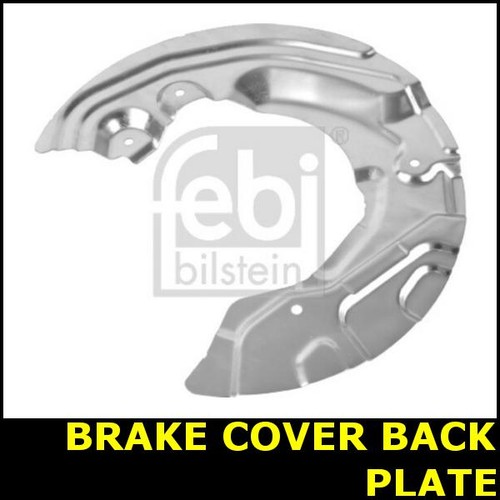 Brake cover back - brake, front
