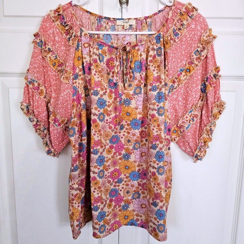 Easel pink floral - floral, patchwork