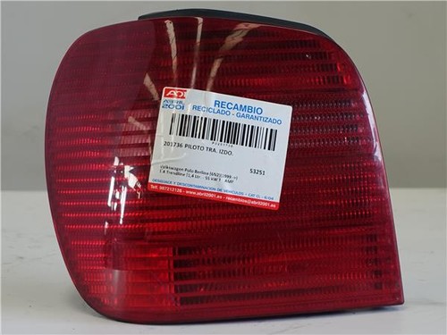 Rear light left volkswagen - light,