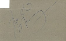 Freddie Mercury autograph 1974