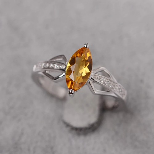 Citrine 925 sterling silver - citrine,