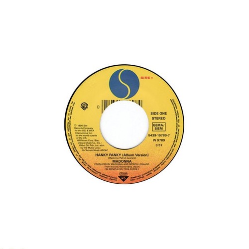 Madonna hanky panky - -, 7"
