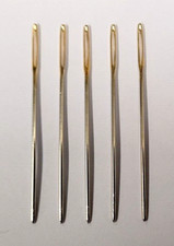 BROTHER KNITTING MACHINE TAPESTRY LARGE EYE FINISHING NEEDLES SIZE 22 PACK OF 5