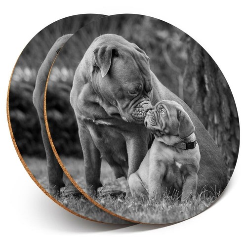 Coasters bordeaux - coasters, bw
