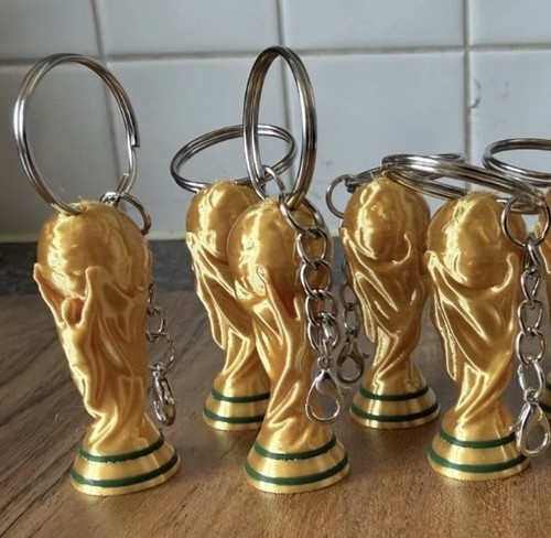 World cup keyrings - world,