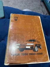 Rover 3500 2600 2300 factory