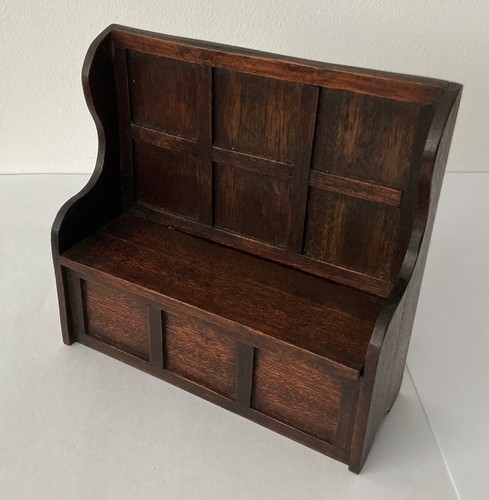 Dolls house carved tudor - house,