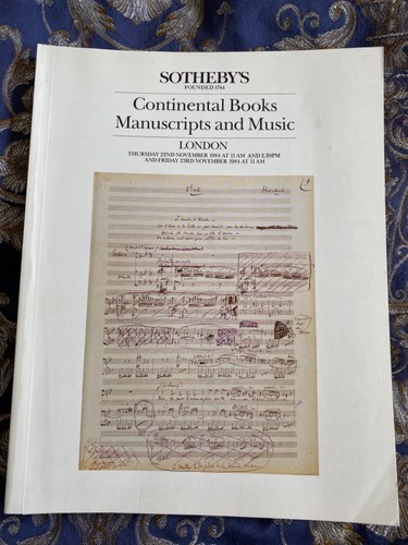 Sotheby auction catalogue - sotheby,