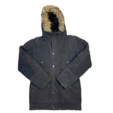 Carhartt WIP Black Parka Coat