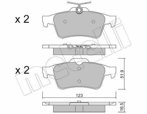 Fits cadillac bls t brake - 2.0,