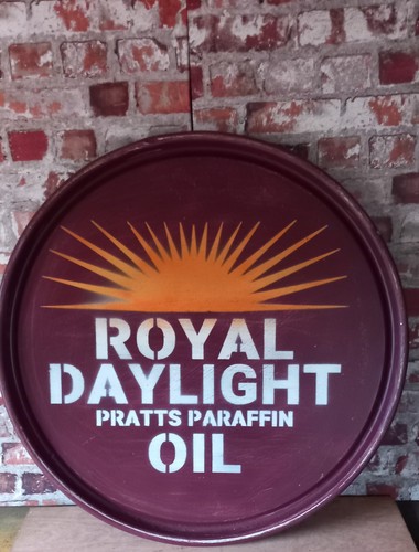 Upcycled oil drum - oil, lid