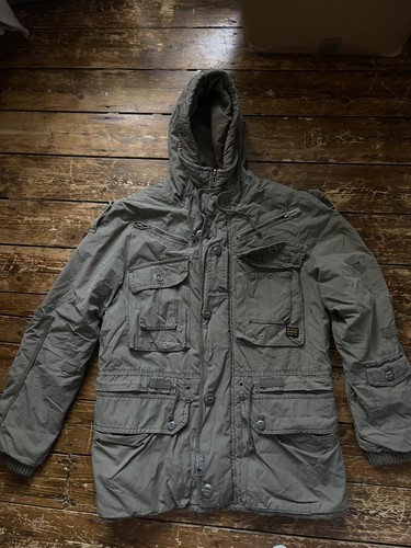 Star jacket mens large grey - large,