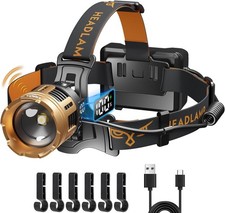 Head Torch Rechargeable, Super