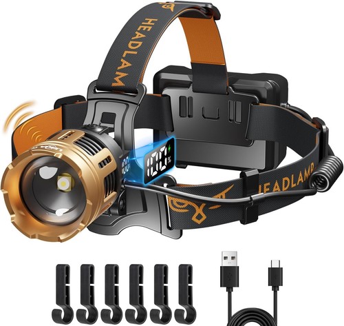 Head torch rechargeable - torch, rechargeable,