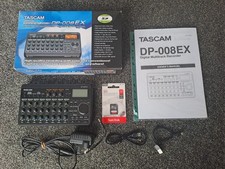 Tascam DP008EX in Mint Condition with Box PSU/USB/PC Leads/32GB SD Card & Manual