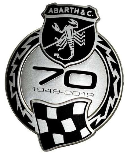 Genuine abarth badge - badge, '70th