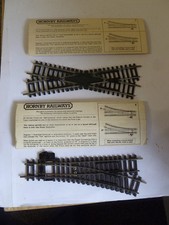 Hornby OO Gauge (Austria) R613 RH Points and R614 Diamond Crossing
