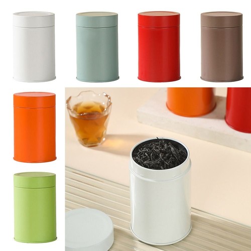 Tinplate tea jar large - jar,