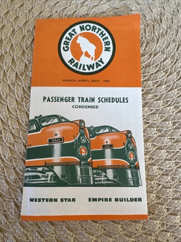1951 timetable great northern - 1951,