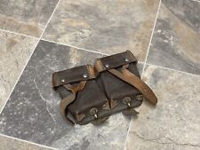Mosin Nagant Leather And Canvass Ammo Pouch Russian USSR Original