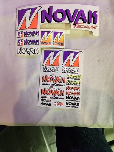 Vintage novak decals cars - novak,