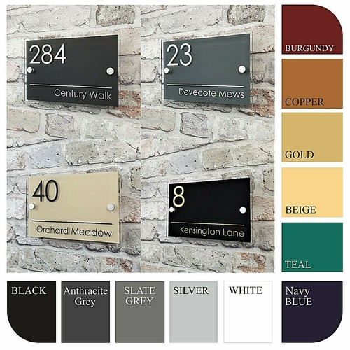 Contemporary house sign - house,