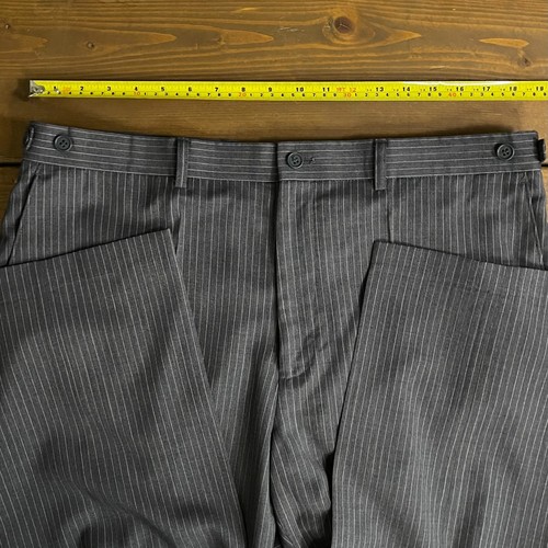 Linea charcoal pinstripe wool - linea,
