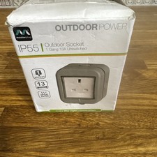 1 GANG SINGLE EXTERNAL GARDEN