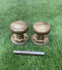 Pair Of Vintage Solid Brass