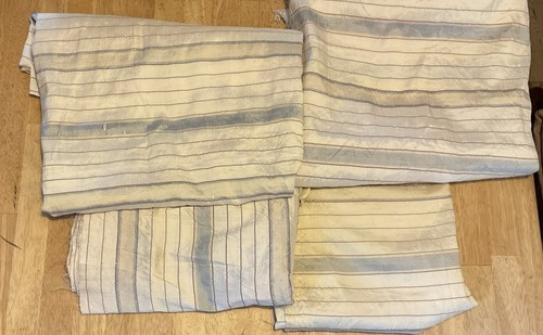 Silk fabric remnants - remnants, stripped