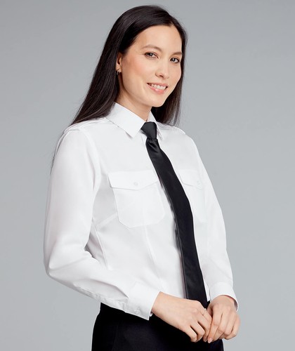 Ladies white pilot uniform - ladies,