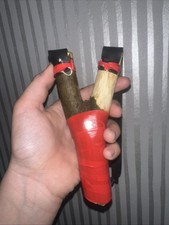 Handmade Wooden Wrapped Catty
