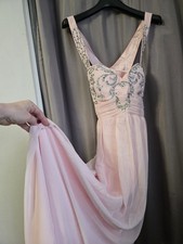 Long Light Pink Party Dress