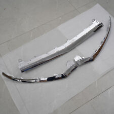 Chrome Front Bumper Lower Splitter Lip Trim For Mercedes C Class W205 14-18 AMG