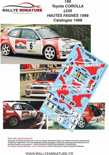 Decals ref 0160 - 0160, toyota