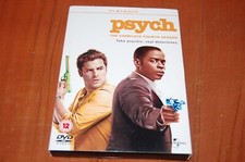 PSYCH ~ Complete Fourth Season ~ In Slipcase (DVD Boxset, 2011) PAL Region 2 3 4