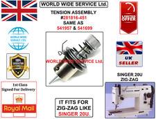 SINGER 20U ZIGZAG TENSION ASSEMBLY #281816-451 INDUSTRIAL SEWING MACHINE PART